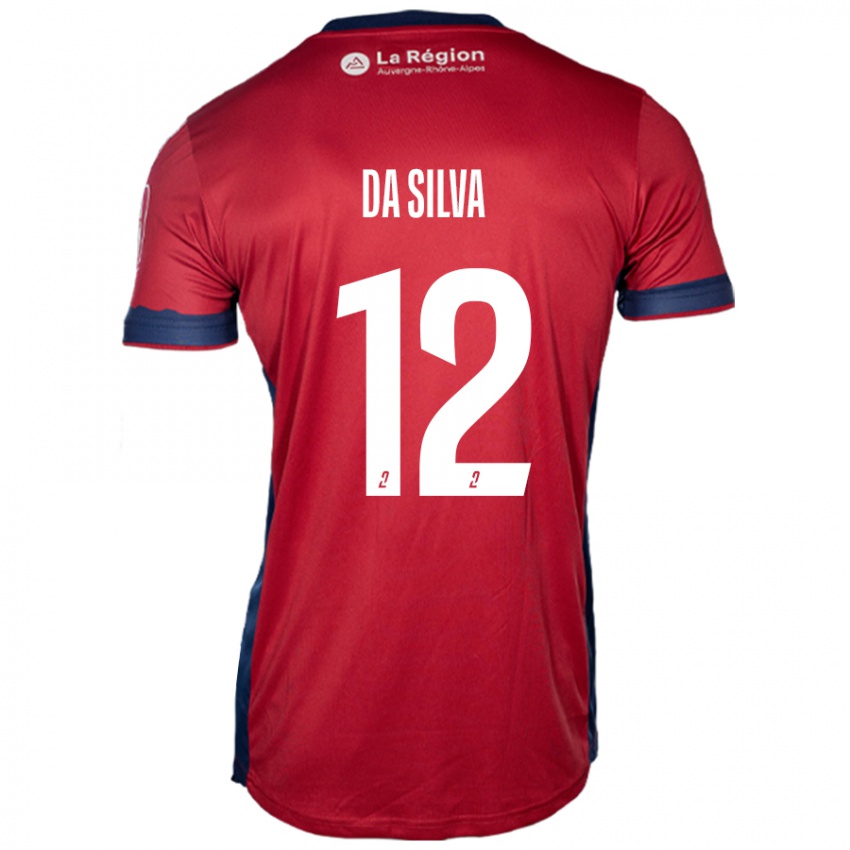 Niño Camiseta Damien Da Silva #12 Borgoña Claro 1ª Equipación 2024/25 La Camisa Chile