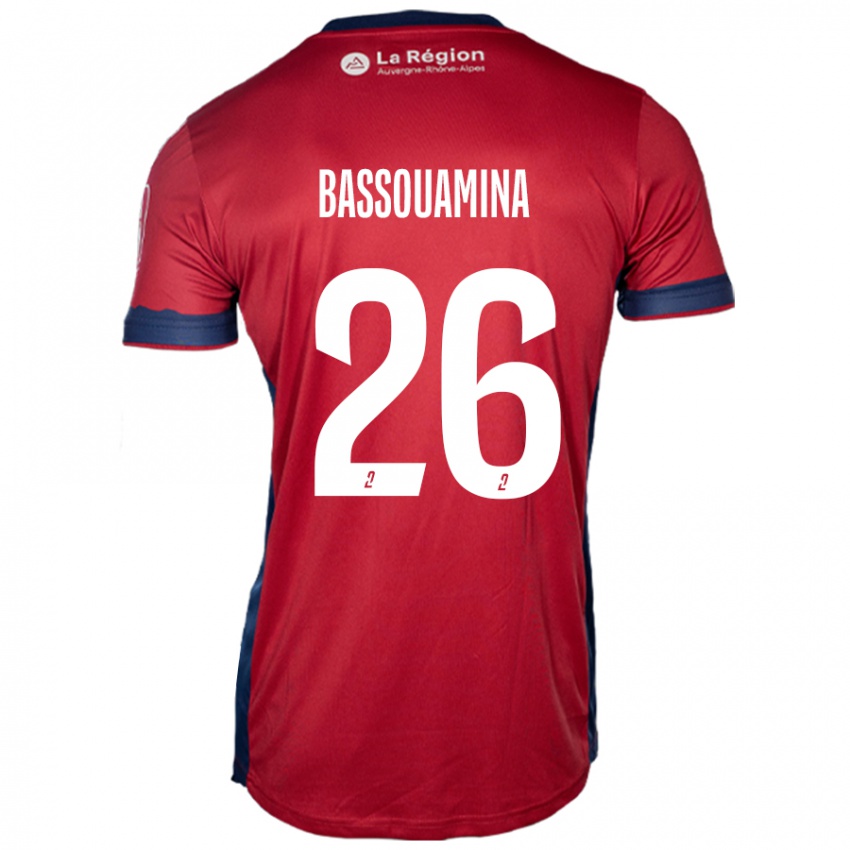 Niño Camiseta Mons Bassouamina #26 Borgoña Claro 1ª Equipación 2024/25 La Camisa Chile