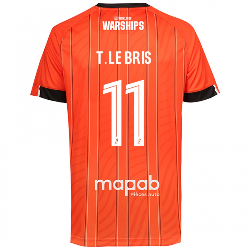 Niño Camiseta Théo Le Bris #11 Naranja 1ª Equipación 2024/25 La Camisa Chile