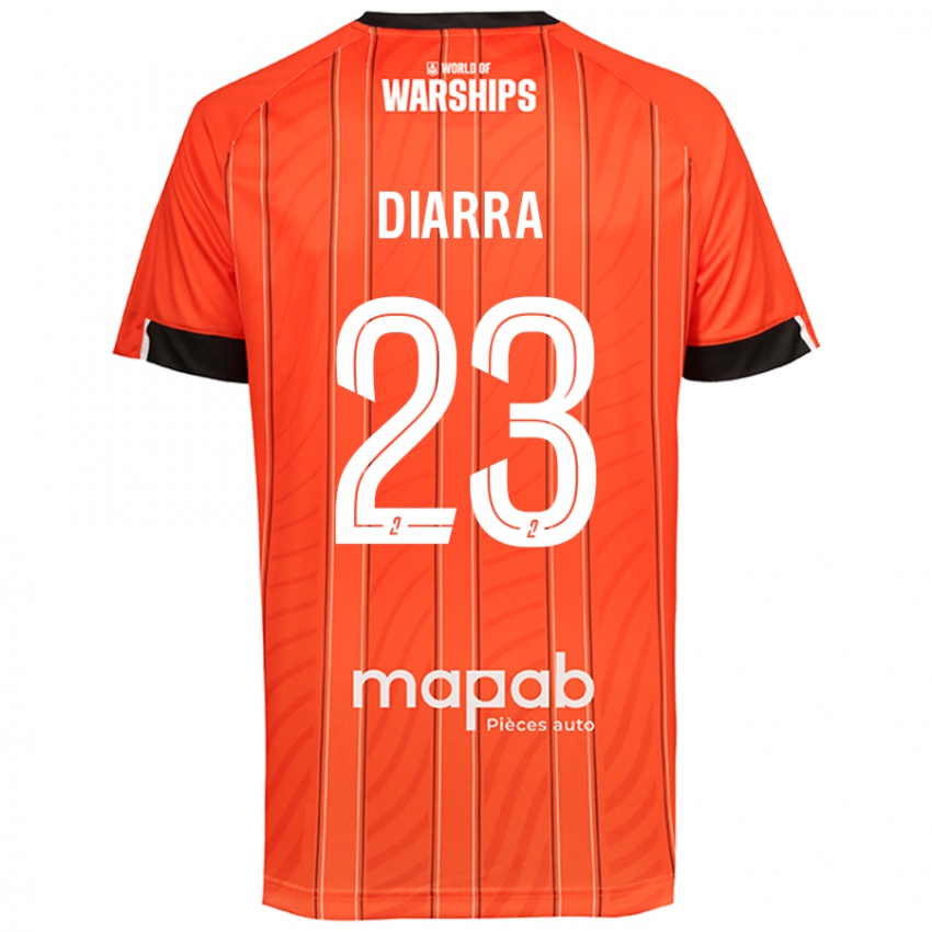 Niño Camiseta Stéphane Diarra #23 Naranja 1ª Equipación 2024/25 La Camisa Chile