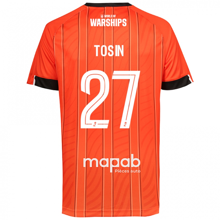 Niño Camiseta Aiyegun Tosin #27 Naranja 1ª Equipación 2024/25 La Camisa Chile