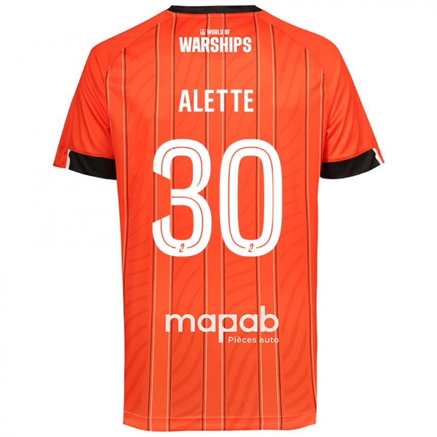 Niño Camiseta Gaël Alette #30 Naranja 1ª Equipación 2024/25 La Camisa Chile