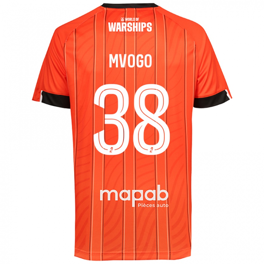 Niño Camiseta Yvon Mvogo #38 Naranja 1ª Equipación 2024/25 La Camisa Chile