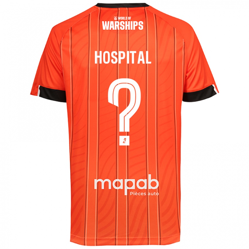 Niño Camiseta Alex Hospital #0 Naranja 1ª Equipación 2024/25 La Camisa Chile