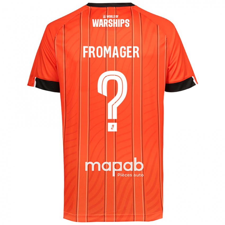 Niño Camiseta Côme Fromager #0 Naranja 1ª Equipación 2024/25 La Camisa Chile