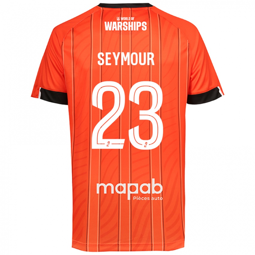 Niño Camiseta Brice Seymour #23 Naranja 1ª Equipación 2024/25 La Camisa Chile