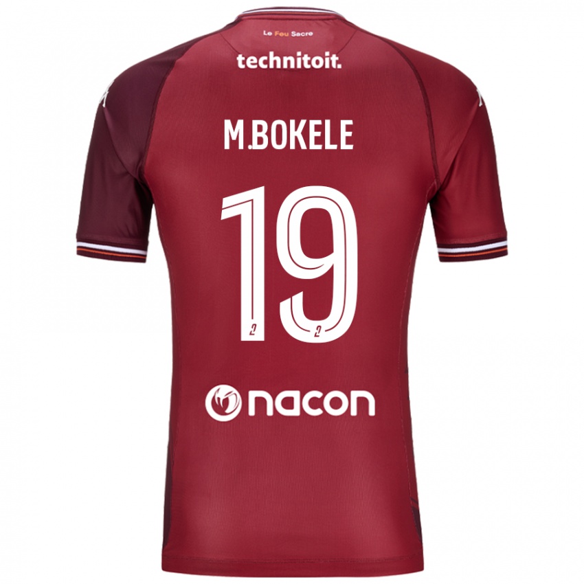 Niño Camiseta Morgan Bokele #19 Rojo Granata 1ª Equipación 2024/25 La Camisa Chile