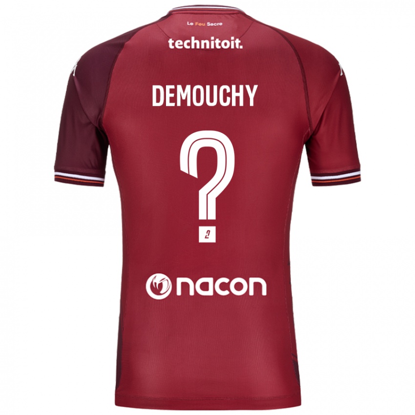 Niño Camiseta Albin Demouchy #0 Rojo Granata 1ª Equipación 2024/25 La Camisa Chile