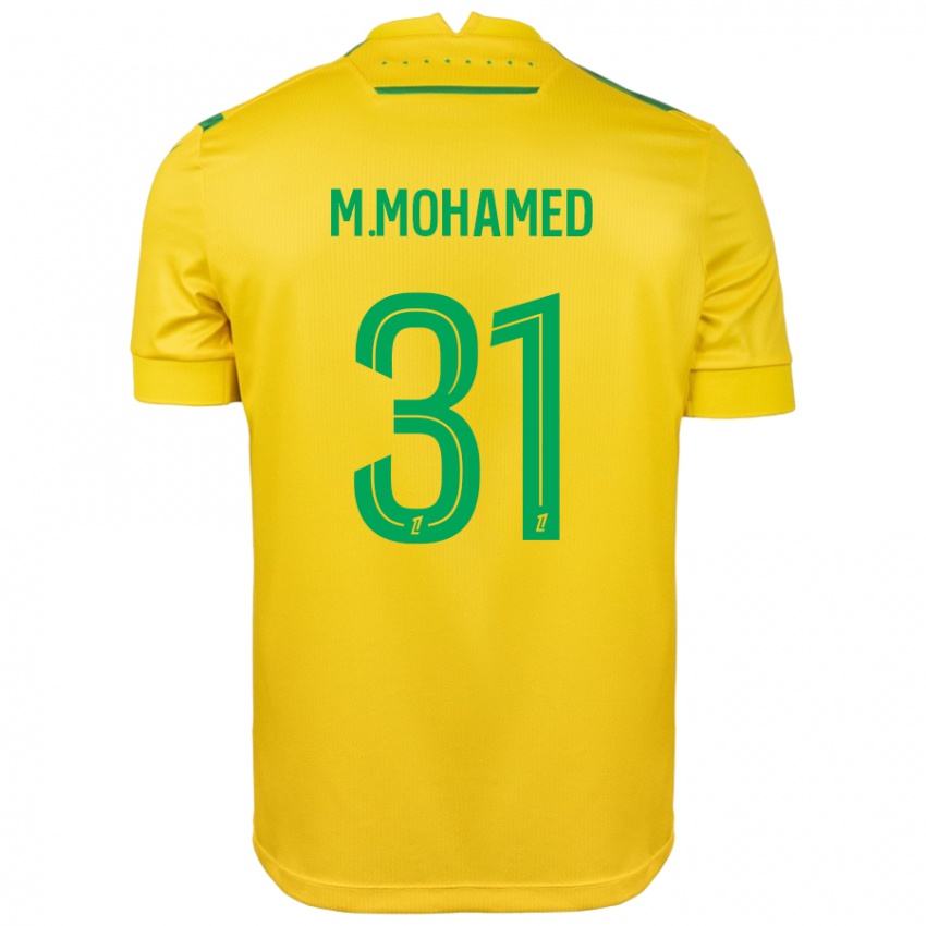 Niño Camiseta Mostafa Mohamed #31 Amarillo Verde 1ª Equipación 2024/25 La Camisa Chile