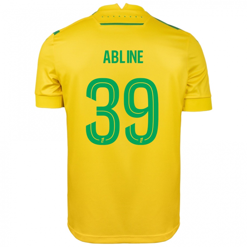 Niño Camiseta Matthis Abline #39 Amarillo Verde 1ª Equipación 2024/25 La Camisa Chile