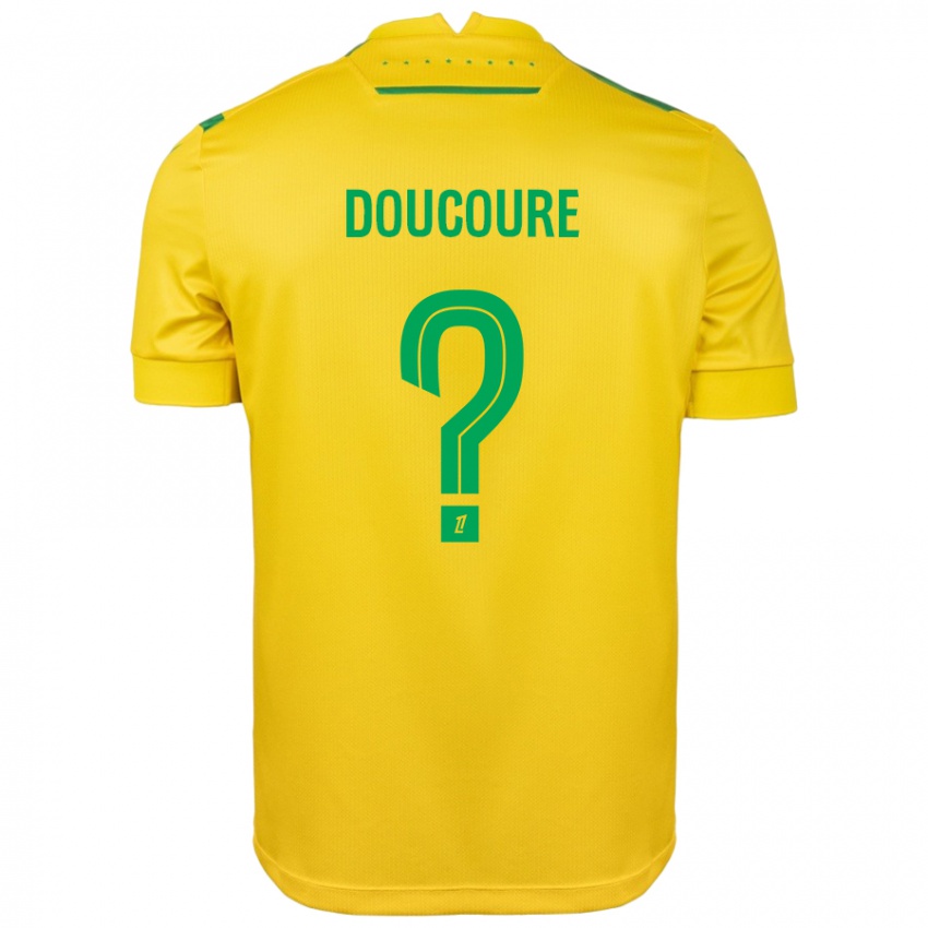 Niño Camiseta Sekou Doucoure #0 Amarillo Verde 1ª Equipación 2024/25 La Camisa Chile