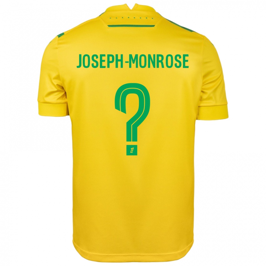 Niño Camiseta Florian Joseph-Monrose #0 Amarillo Verde 1ª Equipación 2024/25 La Camisa Chile