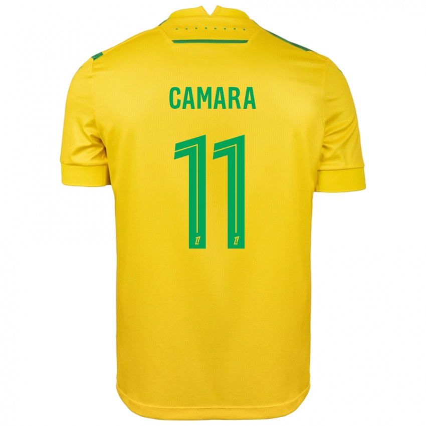 Niño Camiseta Aboubacar Camara #11 Amarillo Verde 1ª Equipación 2024/25 La Camisa Chile