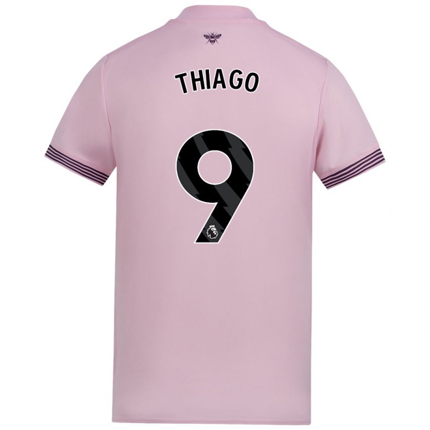 Niño Camiseta Igor Thiago #9 Rosa 2ª Equipación 2024/25 La Camisa Chile