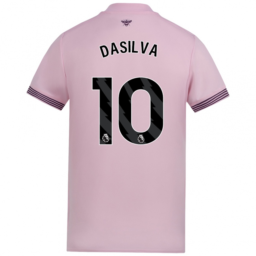 Niño Camiseta Josh Dasilva #10 Rosa 2ª Equipación 2024/25 La Camisa Chile