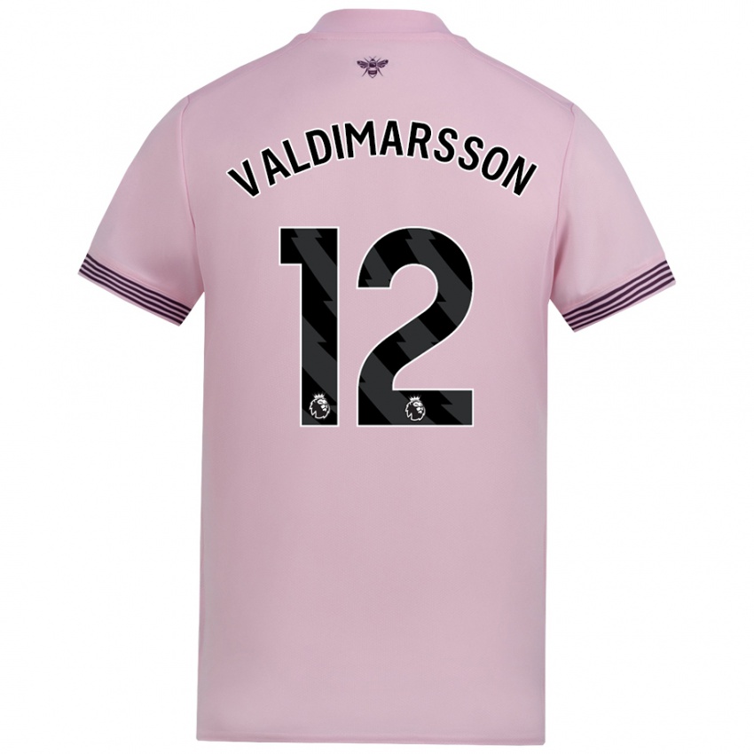 Niño Camiseta Hákon Rafn Valdimarsson #12 Rosa 2ª Equipación 2024/25 La Camisa Chile