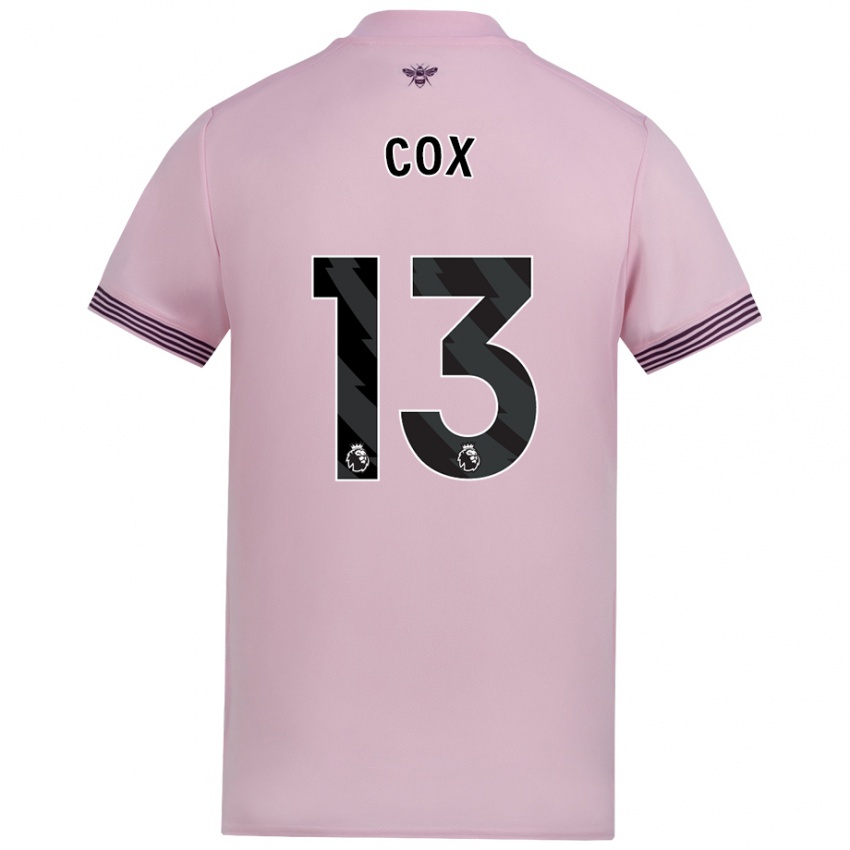 Niño Camiseta Matthew Cox #13 Rosa 2ª Equipación 2024/25 La Camisa Chile