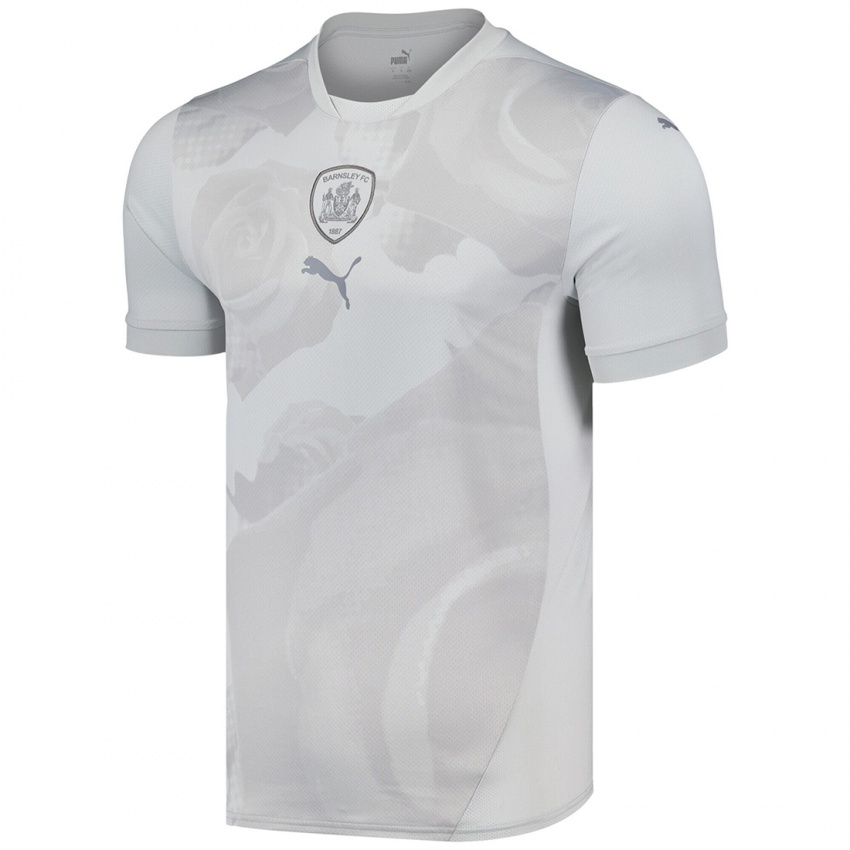 Niño Camiseta Jackson Smith #12 Gris Plata 2ª Equipación 2024/25 La Camisa Chile