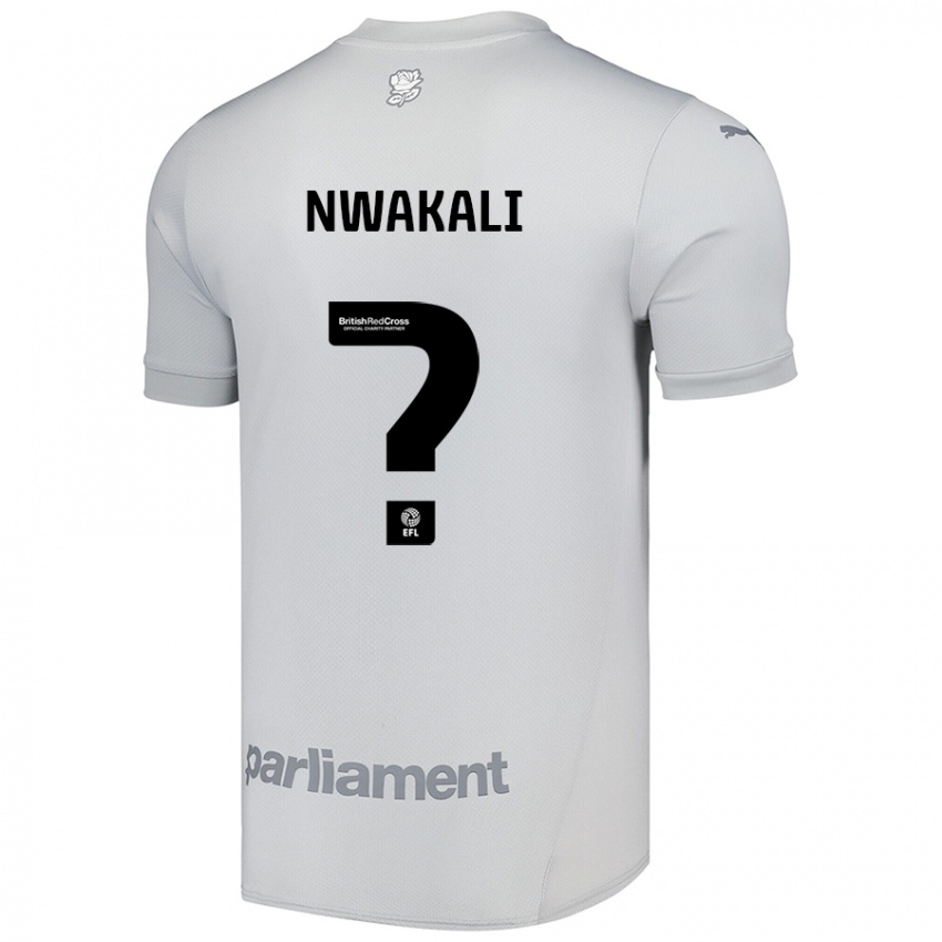 Niño Camiseta Kelechi Nwakali #0 Gris Plata 2ª Equipación 2024/25 La Camisa Chile