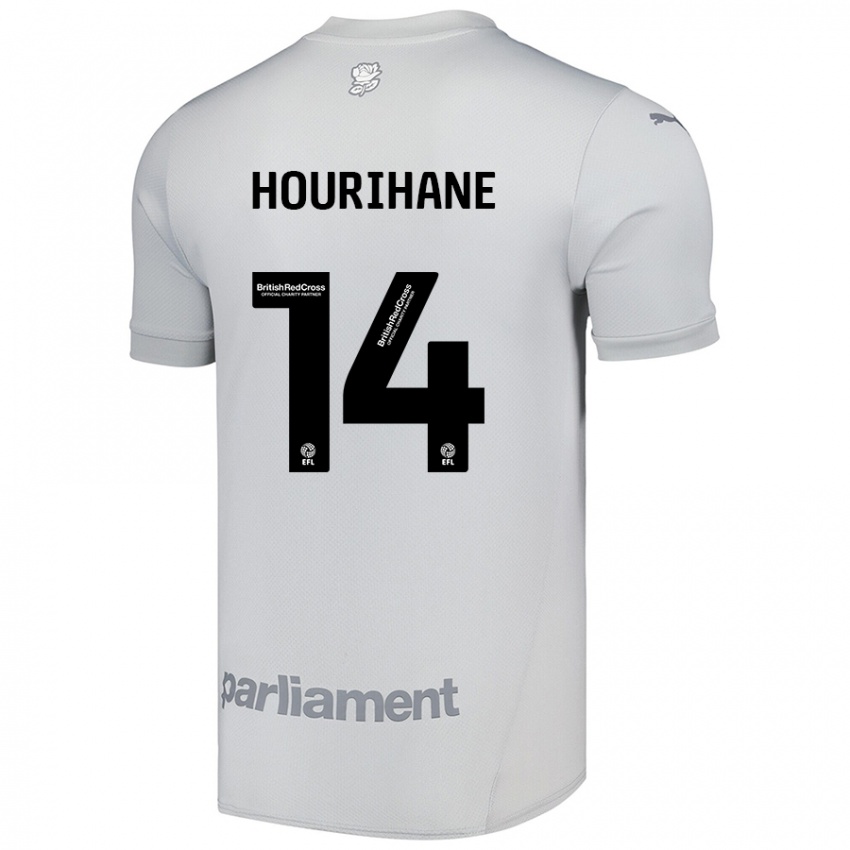 Niño Camiseta Conor Hourihane #14 Gris Plata 2ª Equipación 2024/25 La Camisa Chile