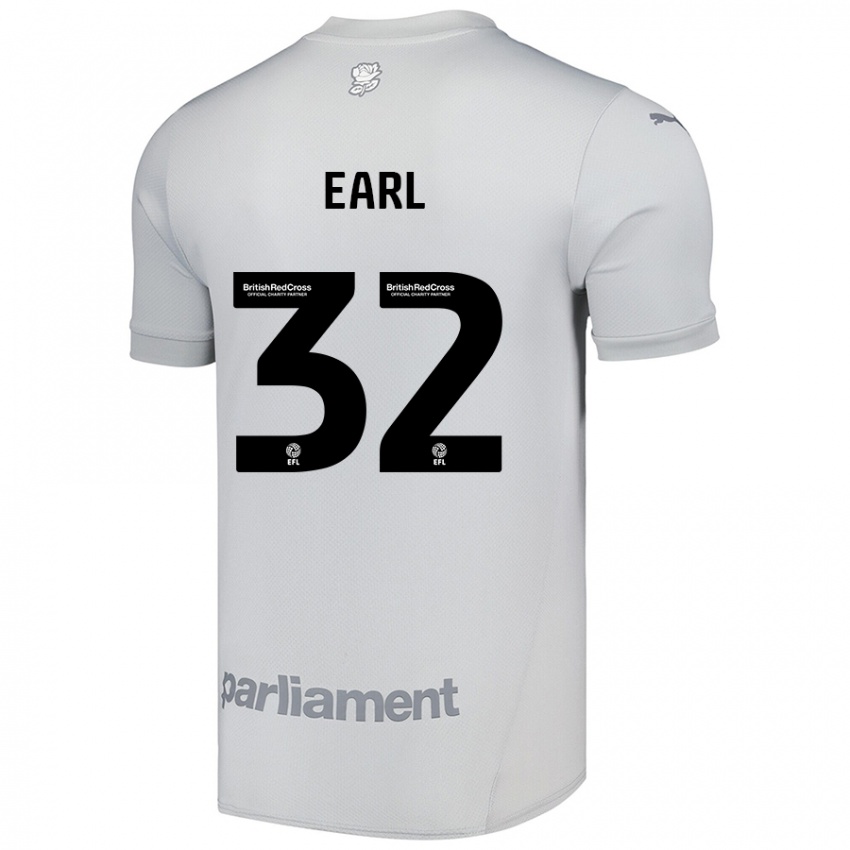 Niño Camiseta Josh Earl #32 Gris Plata 2ª Equipación 2024/25 La Camisa Chile