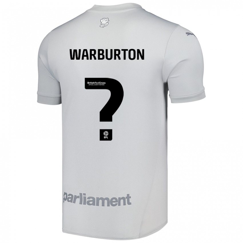 Niño Camiseta Owen Warburton #0 Gris Plata 2ª Equipación 2024/25 La Camisa Chile