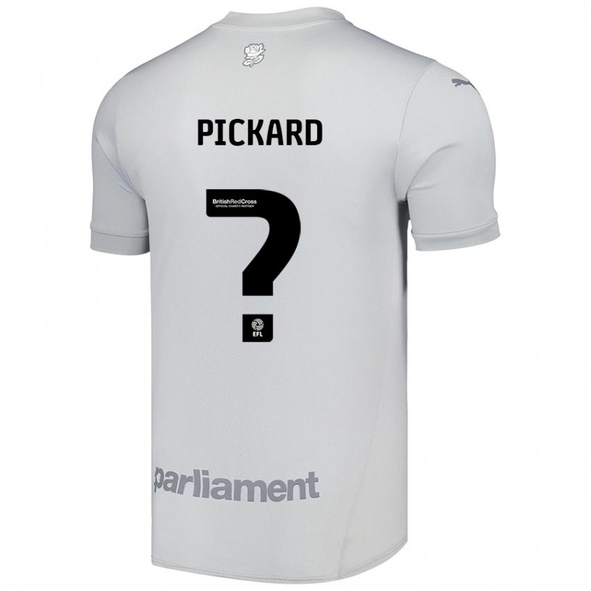 Niño Camiseta Hayden Pickard #0 Gris Plata 2ª Equipación 2024/25 La Camisa Chile