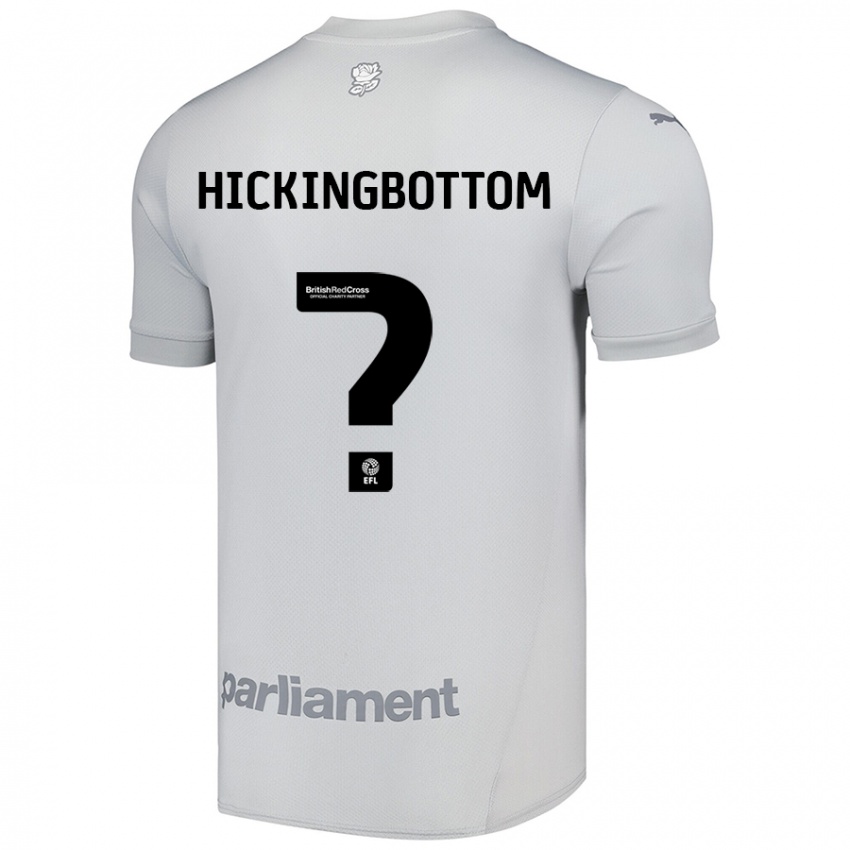 Niño Camiseta Charlie Hickingbottom #0 Gris Plata 2ª Equipación 2024/25 La Camisa Chile