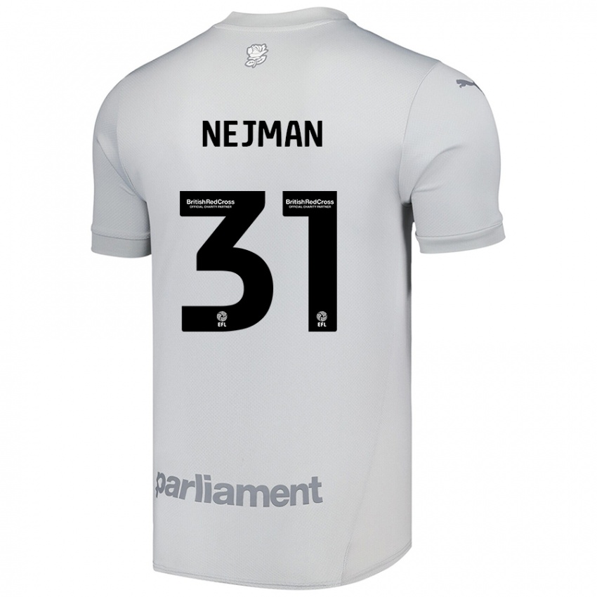 Niño Camiseta Harrison Nejman #31 Gris Plata 2ª Equipación 2024/25 La Camisa Chile