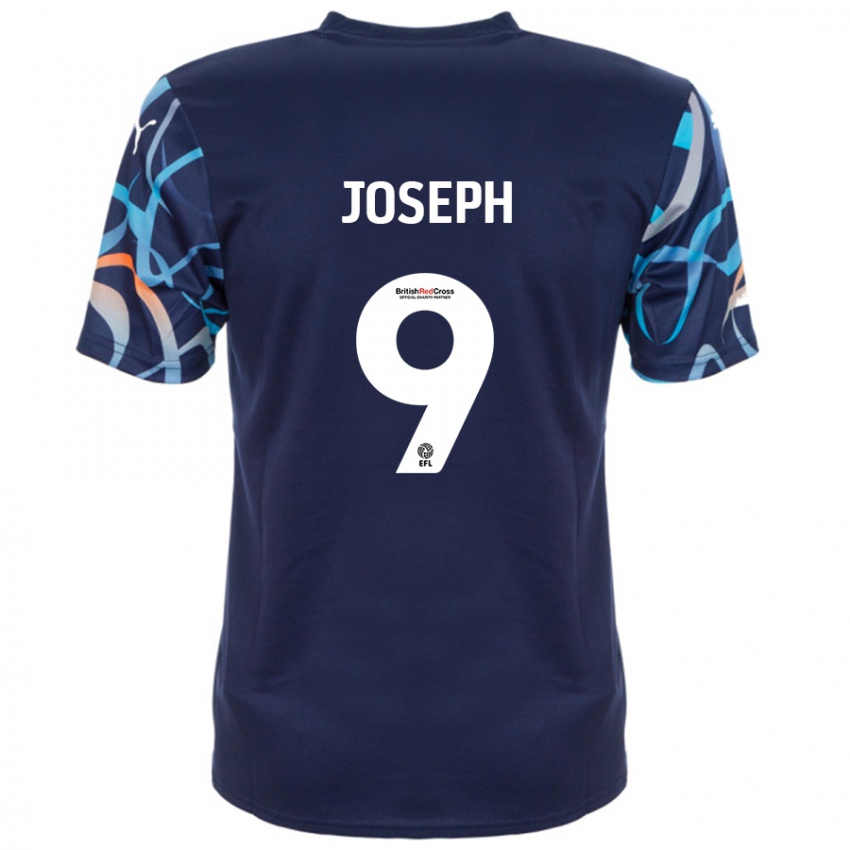 Niño Camiseta Kyle Joseph #9 Azul Marino 2ª Equipación 2024/25 La Camisa Chile