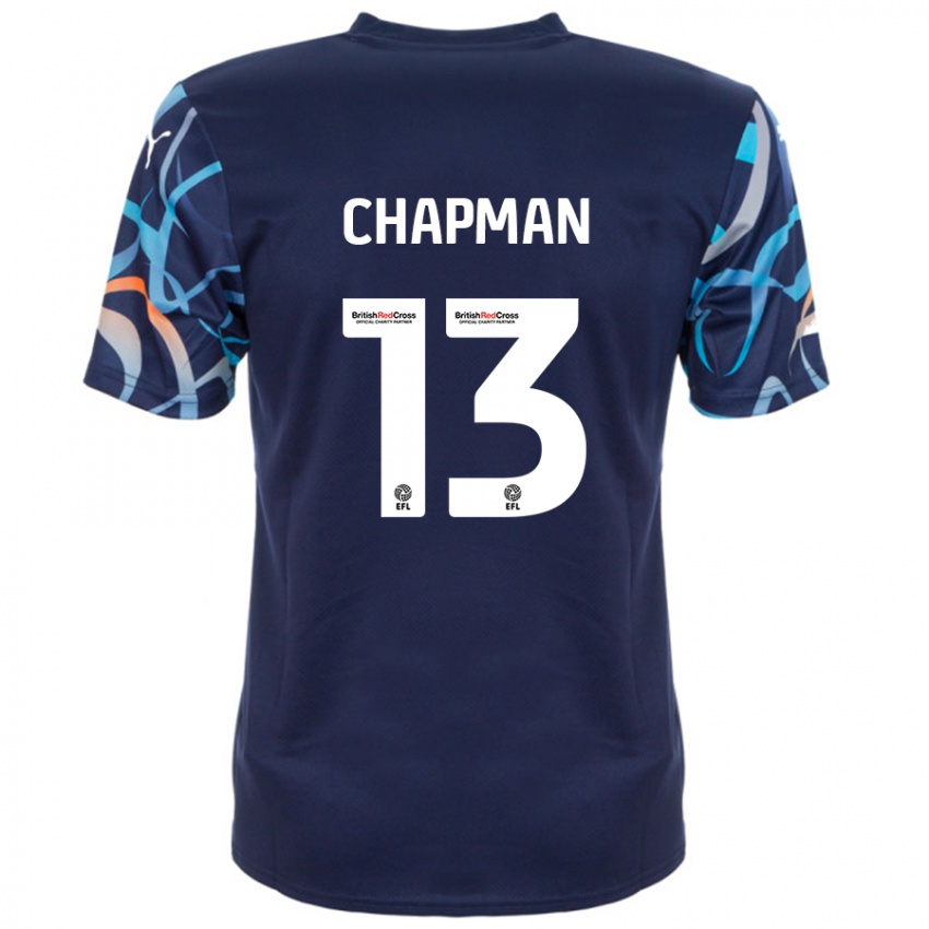 Niño Camiseta Mackenzie Chapman #13 Azul Marino 2ª Equipación 2024/25 La Camisa Chile