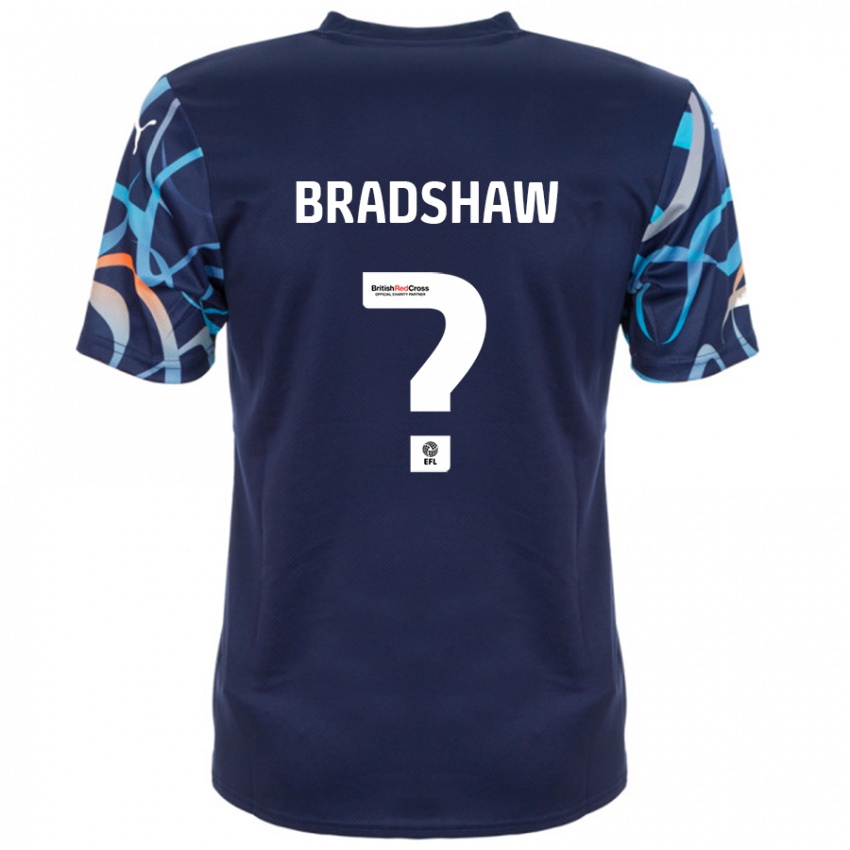 Niño Camiseta Ashleigh Bradshaw #0 Azul Marino 2ª Equipación 2024/25 La Camisa Chile