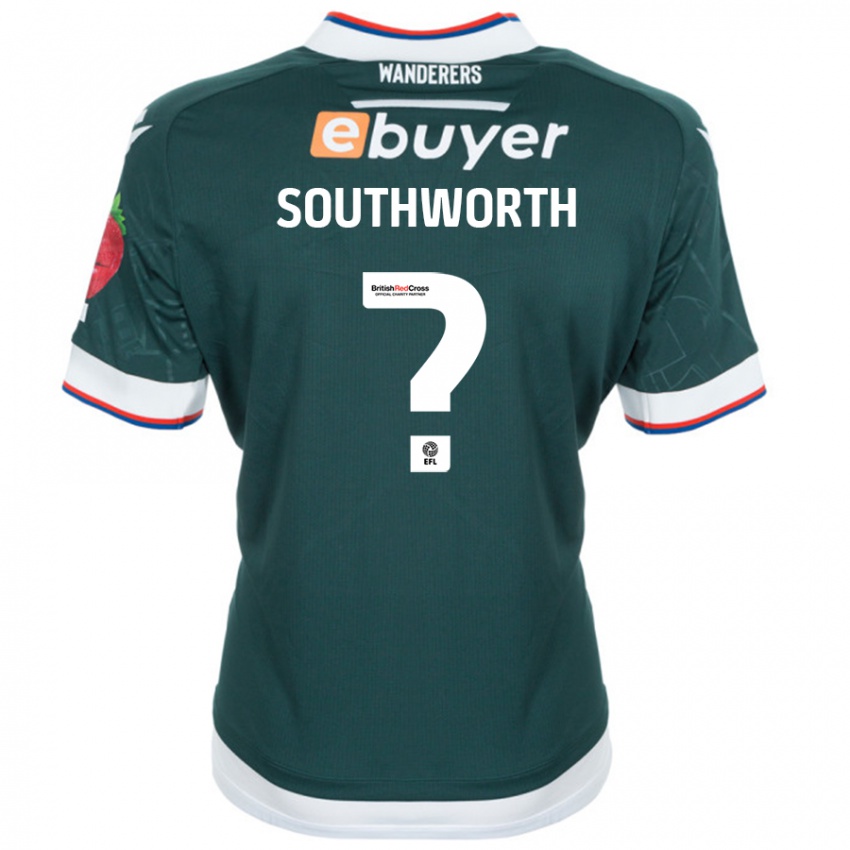 Niño Camiseta Ellie Southworth #0 Verde Oscuro 2ª Equipación 2024/25 La Camisa Chile