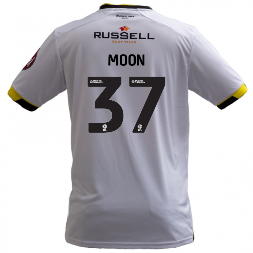 Niño Camiseta Jasper Moon #37 Blanco 2ª Equipación 2024/25 La Camisa Chile