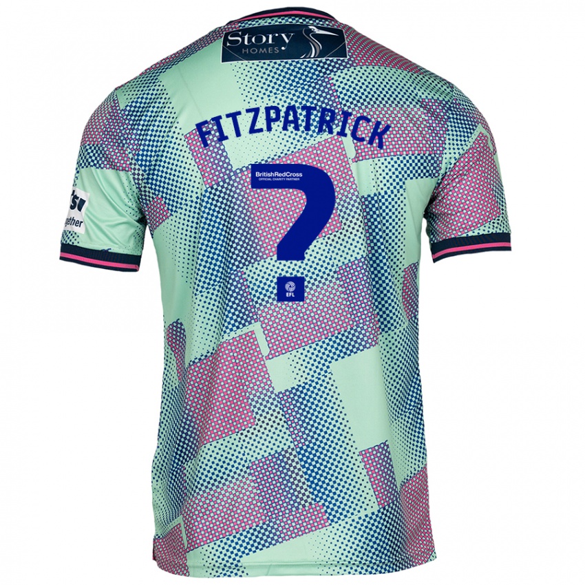 Niño Camiseta Aran Fitzpatrick #0 Verde 2ª Equipación 2024/25 La Camisa Chile