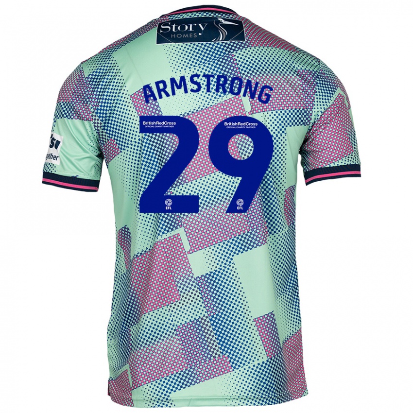 Niño Camiseta Luke Armstrong #29 Verde 2ª Equipación 2024/25 La Camisa Chile