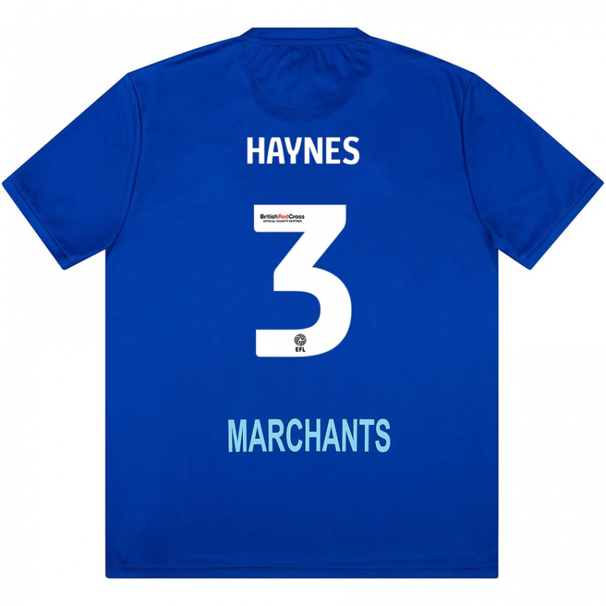 Niño Camiseta Ryan Haynes #3 Verde 2ª Equipación 2024/25 La Camisa Chile