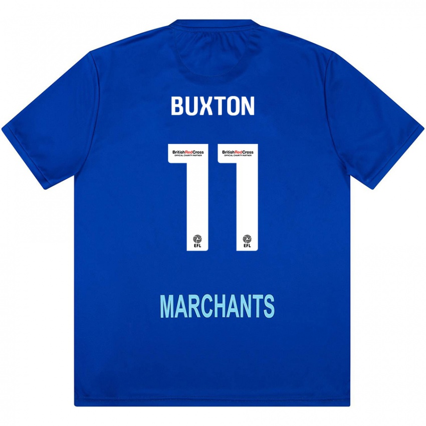 Niño Camiseta Charlotte Buxton #11 Verde 2ª Equipación 2024/25 La Camisa Chile