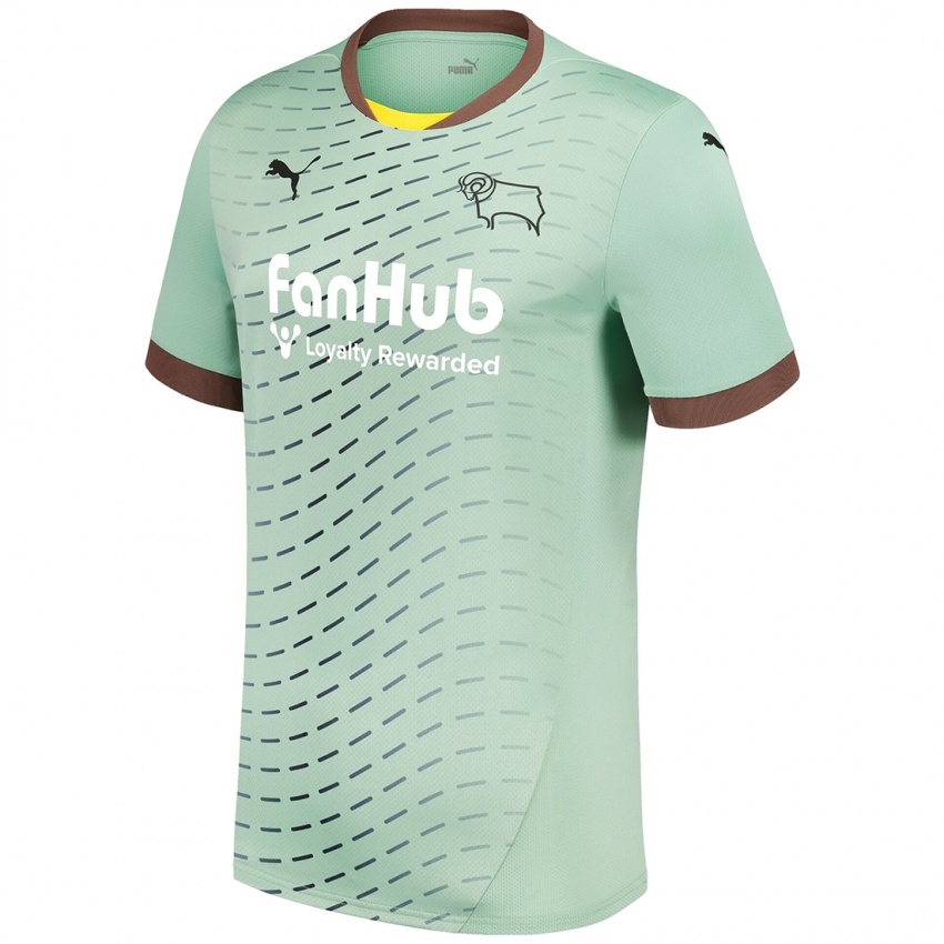 Niño Camiseta Ben Osborn #8 Verde Pálido 2ª Equipación 2024/25 La Camisa Chile