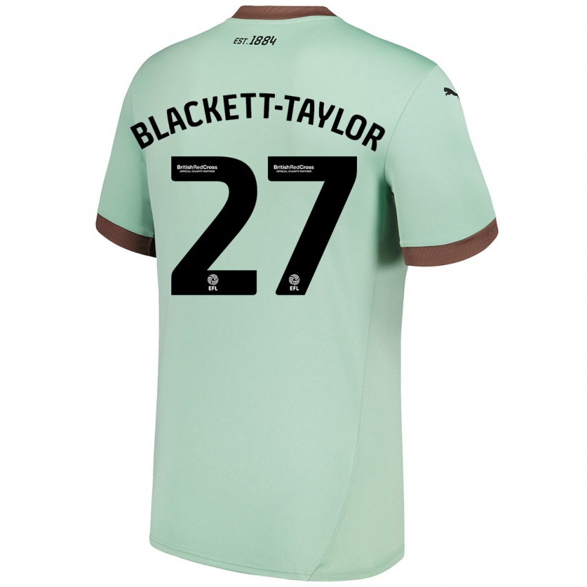 Niño Camiseta Corey Blackett-Taylor #27 Verde Pálido 2ª Equipación 2024/25 La Camisa Chile