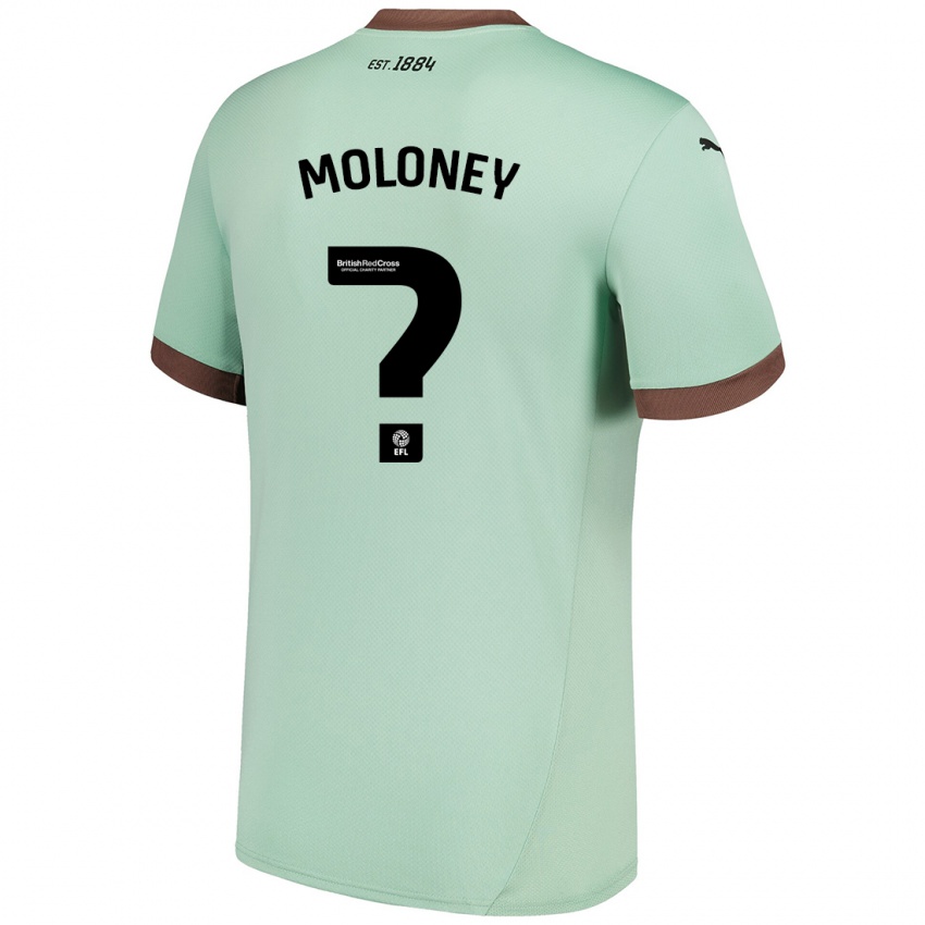 Niño Camiseta Riley Moloney #0 Verde Pálido 2ª Equipación 2024/25 La Camisa Chile