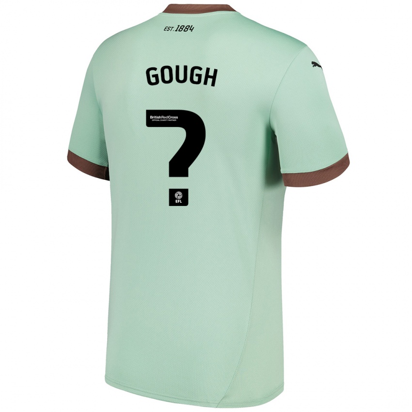 Niño Camiseta Billy Gough #0 Verde Pálido 2ª Equipación 2024/25 La Camisa Chile