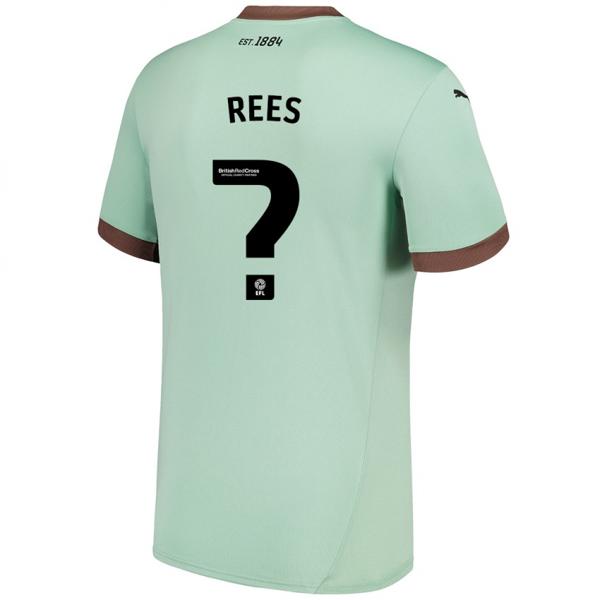 Niño Camiseta Harvey Rees #0 Verde Pálido 2ª Equipación 2024/25 La Camisa Chile