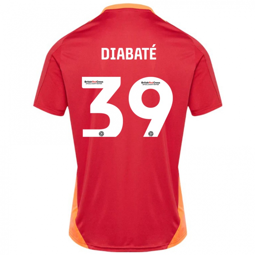 Niño Camiseta Cheick Diabaté #39 Azul Blanquecino 2ª Equipación 2024/25 La Camisa Chile