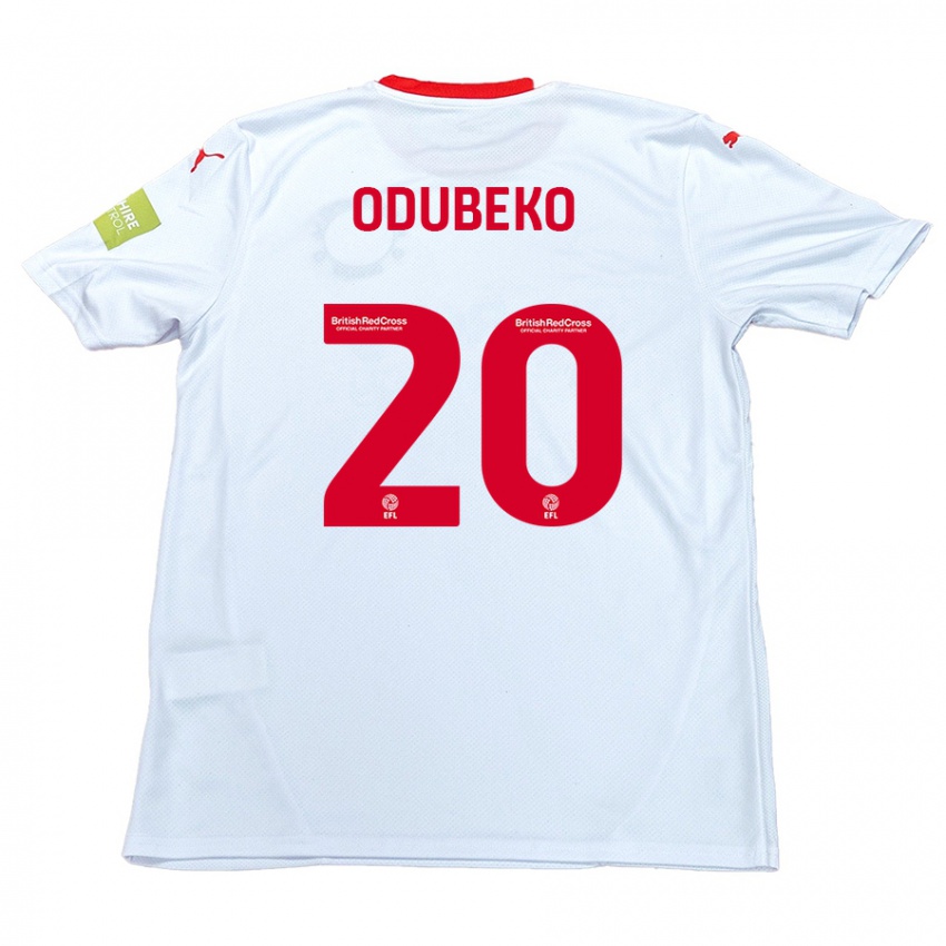 Niño Camiseta Mipo Odubeko #20 Blanco 2ª Equipación 2024/25 La Camisa Chile