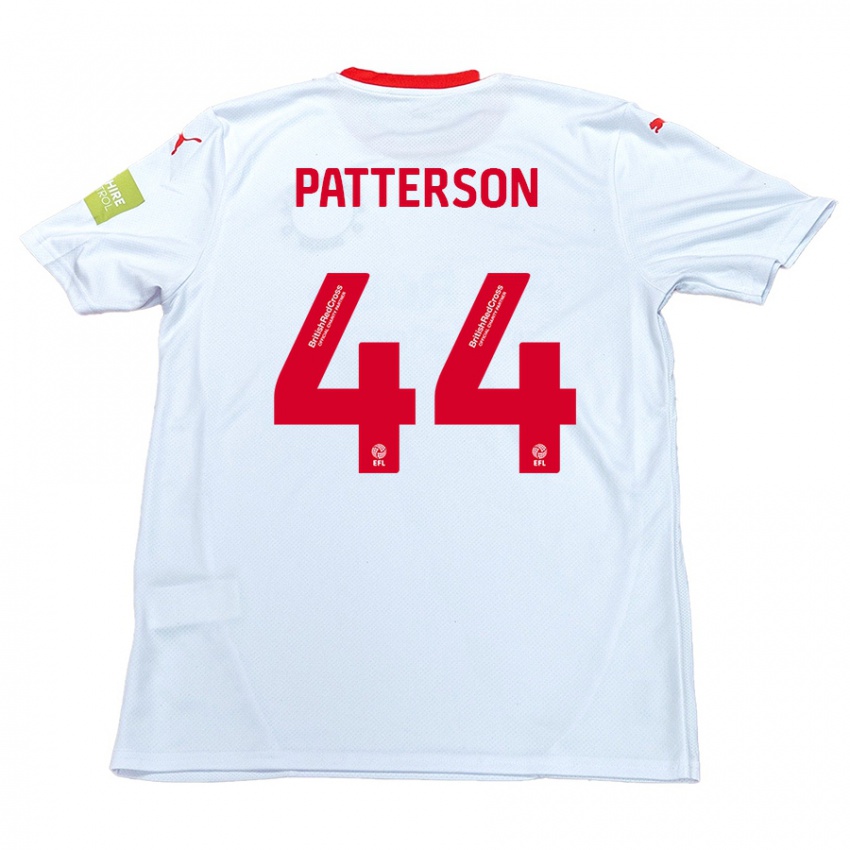 Niño Camiseta Phoenix Patterson #44 Blanco 2ª Equipación 2024/25 La Camisa Chile