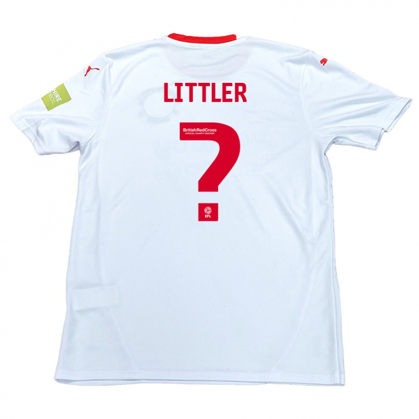 Niño Camiseta Zack Littler #0 Blanco 2ª Equipación 2024/25 La Camisa Chile