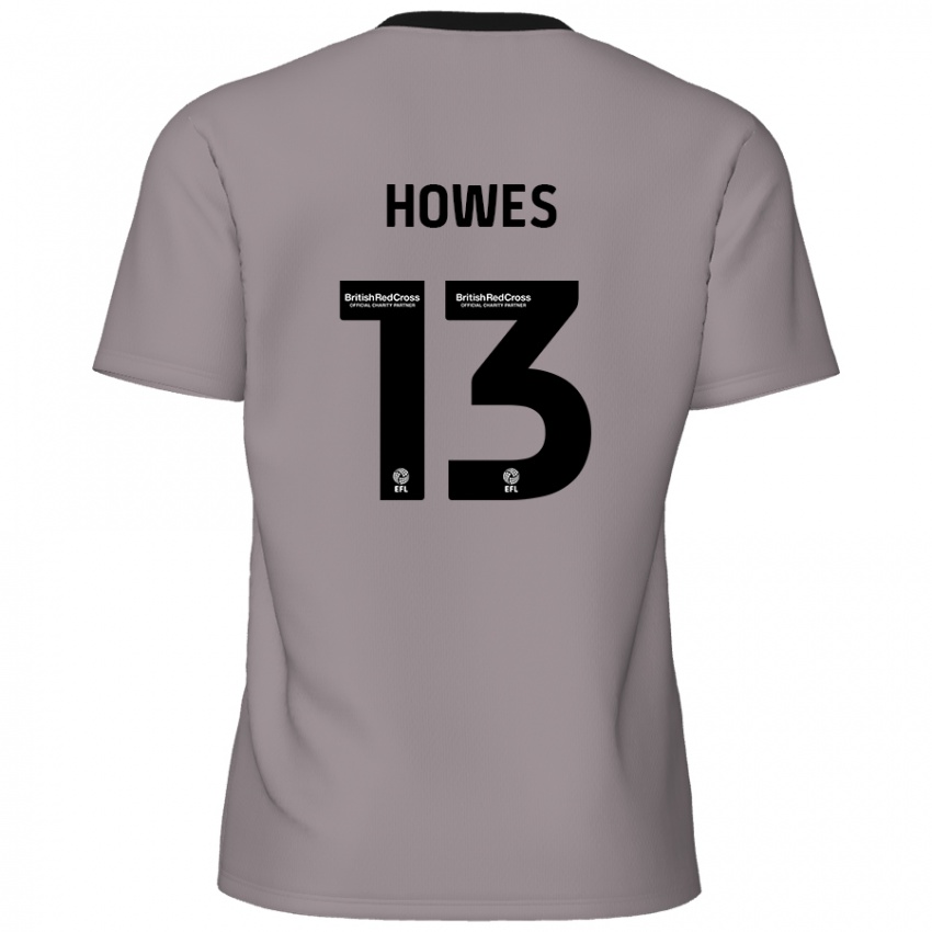 Niño Camiseta Sam Howes #13 Gris 2ª Equipación 2024/25 La Camisa Chile