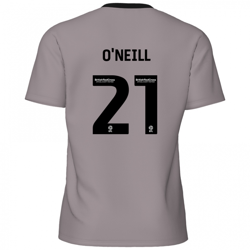 Niño Camiseta Ollie O'neill #21 Gris 2ª Equipación 2024/25 La Camisa Chile