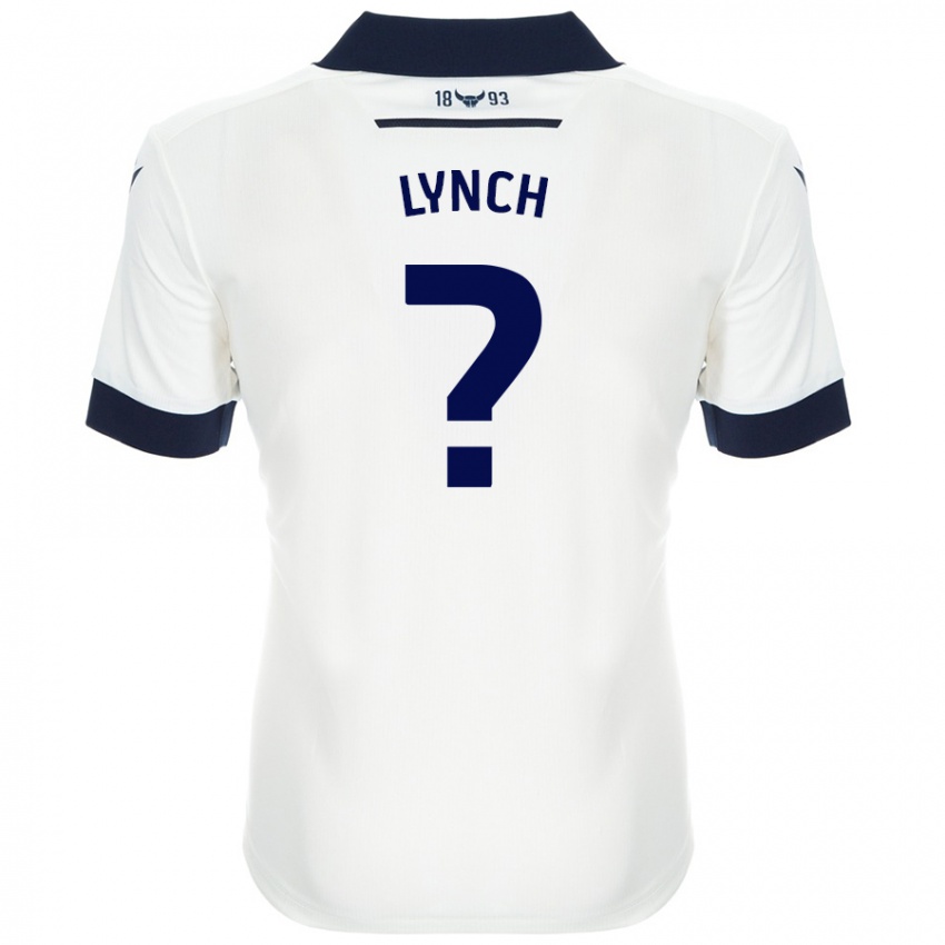 Niño Camiseta Bobby Lynch #0 Blanco Azul Marino 2ª Equipación 2024/25 La Camisa Chile